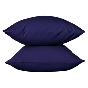 Jersey Pillowcase - (Standard) Solid Navy - Room Essentials , Solid Blue