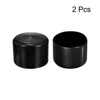 Unique Bargains Vinyl Rubber Screw Thread Bolt Plug Round Tube Insulated Protective Caps 2 Pcs - 2 of 4
