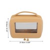 Unique Bargains Clear Travel Makeup Bag 1 Pc - 4 of 4