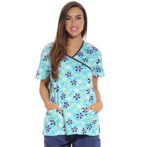Just Love Womens Scrub Tops - V-Neck Nursing Scrubs with 2 Pockets - 1 of 1