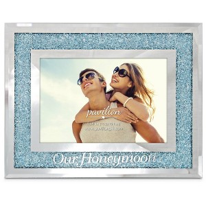 Pavilion Gift Company - Our Honeymoon - 9" x 7" Frame (Holds 6" x 4" Photo) - Single Image Frames - 1 of 3