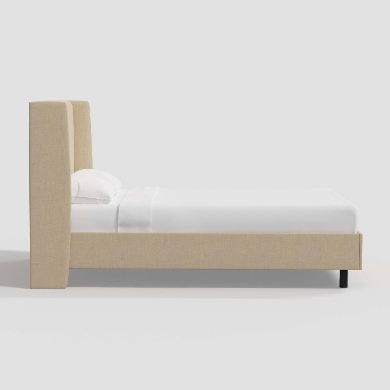 Antwerp Wingback Platform Bed in Linen - Threshold™, 4 of 6