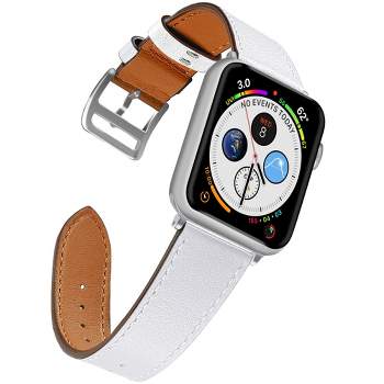 Naztech Leather Band for Apple Watch (38/40mm) - White