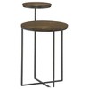 2-Tier Accent Table with Mango Wood Tops and Gunmetal Base ¨C Perfect for Living Room or Office - 3 of 4