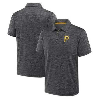 MLB Pittsburgh Pirates Men's Heather Polo T-Shirt