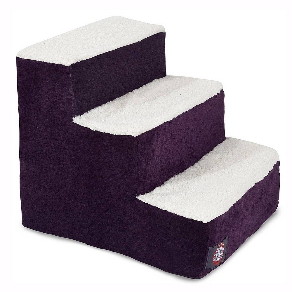 Majestic Pet Villa 3 Step - Aubergine