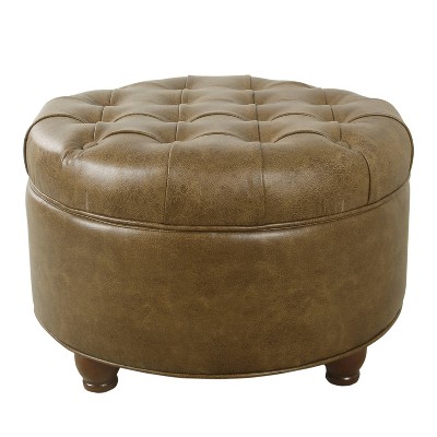 target round ottoman