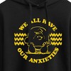 Women's - Peanuts - We All Have Our Anxieties Cropped Graphic Hoodie - 2 of 4