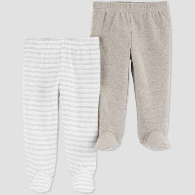 Carter's Just One You® Baby 2pk Pull-On Pants - Brown Newborn