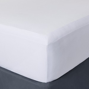 White Solid Box Spring Cover (Full) - Project 62