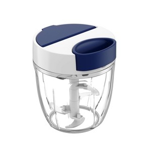 SharpChef 31 oz Hand-Pulled Vegetable Chopper – Manual Food Chopper with Sharp Stainless Steel Blades, Easy to Use, Ideal for Onions, Garlic, Herbs - 1 of 4