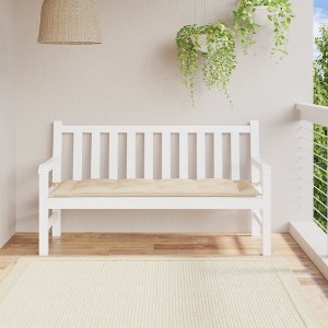 vidaXL Garden Bench Cushion Beige 59.1 in.x19.7 in.x2.8 in. Oxford Fabric - 1 of 4
