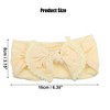 Unique Bargains Cotton Bow Headband Fashion Cute Hair Band for Child 6.3 Inch - 4 of 4