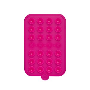 Octobuddy Silicone Suction Cup Phone Case Mount Double-Sided - Hot Pink