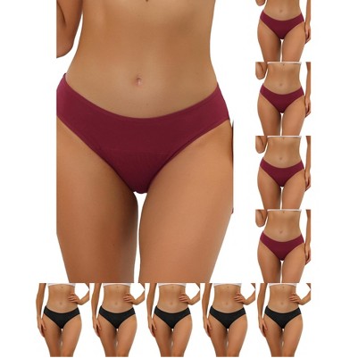 5 burgundy 5 black
