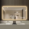 NicBex LED Bathroom Mirror,Anti-Fog Vanity Mirrors for Wall,3 Colors and 5 Level Dimmable,Mirrors for Bathroom Sink Horizontal/Vertical,Clear - 2 of 4