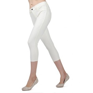 Memoi Light Ponte Cotton Blend Capri Leggings - 1 of 4