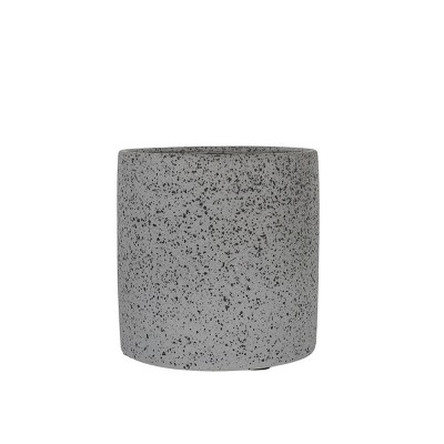 Textured Black Stoneware Planter by Foreside Home & Garden