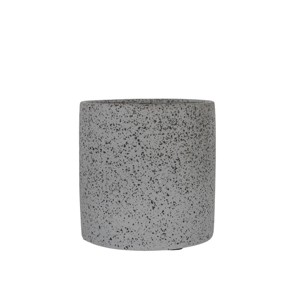 Textured Black Stoneware Planter by Foreside Home & Garden - 1 of 4