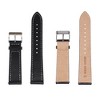 Unique Bargains Women's Men's Cowhide Watch Bands 22mm Black 1 Pc - 4 of 4