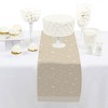 Big Dot of Happiness Tan Confetti Stars - Petite Simple Party Paper Table Runner - 12 x 60 inches - 2 of 4