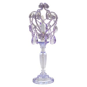 Tadpoles Chandelier Table Lamp - Purple (Lamp Only)
