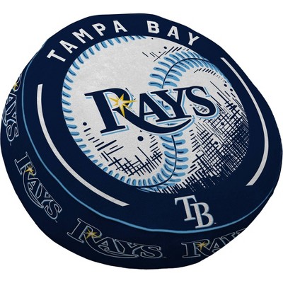 MLB Tampa Bay Rays Baseball Circle Plushlete Pillow