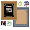 Cardinali Plein Air, Gold 8x10" Picture Frame with Acrylic Glazing & Cardboard Backing, for Photography or Canvas Frame, 3 Wide Moulding, 1/2 Rabbet - 4 of 4
