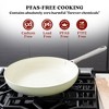 Alva Mobi 8-Piece Titanium Ceramic Nonstick Cookware Set - Cannoli Cream - 4 of 4