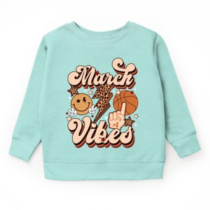 The Juniper Shop March Vibes Basketball Cheetah Youth Sweatshirt - 1 of 4
