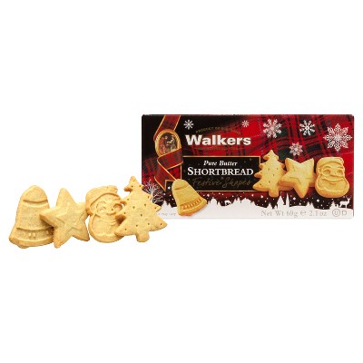 Walkers Festive Shapes Pure Butter Shortbread - 2.1oz