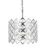 Elegant Lighting Lyla 13 inch pendant in chrome - 3 of 4