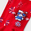 Women's Hello Kitty Americana Crew Socks - Red 4-10 - 3 of 3