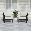 WestinTrends Avalon Outdoor Patio HDPE Sectional Sofa with Patio Cushions - 2 of 4