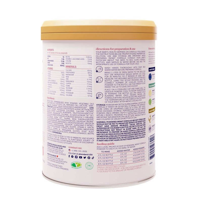 Kendamil Infant Formula Powder - 28.2oz, 5 of 6
