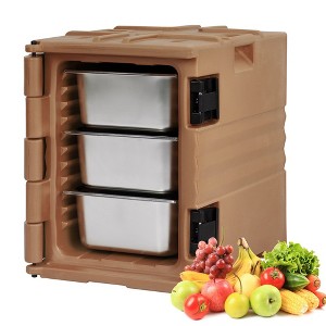82 Qt Commercial Insulated Food Pan Carrier Catering Hot Cold Serving Dish box - 1 of 4