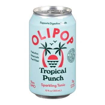 OLIPOP Tropical Punch Prebiotic Soda - 12 fl oz