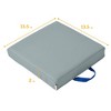 ECR4Kids SoftZone Floor Cushions, Square, 6-Piece - 2 of 4