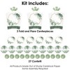 Big Dot of Happiness Boho Botanical - Greenery Party Decor and Confetti - Terrific Table Centerpiece Kit - Set of 30 - 3 of 4