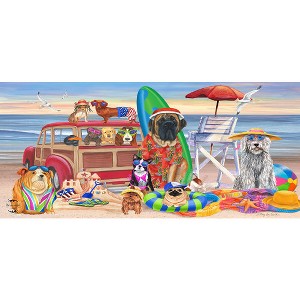Briarwood Lane Dog Days of Summer Mini Mat 22x10 Indoor Outdoor For Summer Doormat - 1 of 2