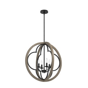 Hunter Fans Gablecrest 4 - Light Pendant in  French Oak - 1 of 1