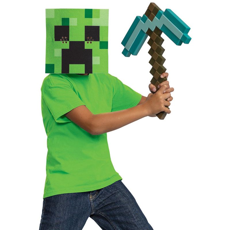 Minecraft Pickaxe and Mask Set, 1 of 3