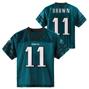 NFL Philadelphia Eagles Toddler Boys' Short Sleeve A.J. Brown Jersey - 1 of 3