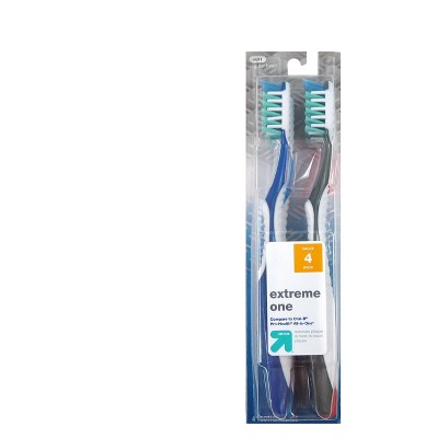 Extreme One Manual Toothbrush - 4ct - up & up™