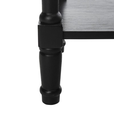 Transitional Gray 45" Wood and Metal Console Table with Storage