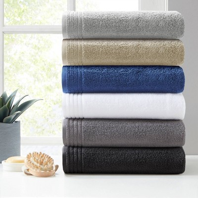 12-Piece Beige Cotton Quick-Dry Bath Towel Set