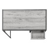 Monarch Specialties Computer Desk Home Office Laptop Storage Drawer 42InchL Work Metal Laminate Grey Contemporary Modern - 3 of 4