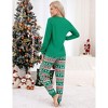 YESFASHION Women's family Christmas Pajamas Sets Couples Cute Funny Christmas Pajamas Outfit for Women - 4 of 4