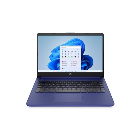 HP 14" Laptop with Windows Home in S Mode - Intel Processor - 4GB RAM - 64GB Flash Storage – Indigo Blue (14-dq0005tg) - image 1 of 4