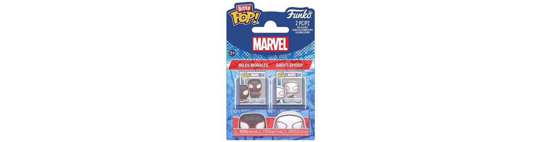 Funko - Funko Bitty POP: Spider-Man 2-Pack - Miles Morales & Gwen Stacy